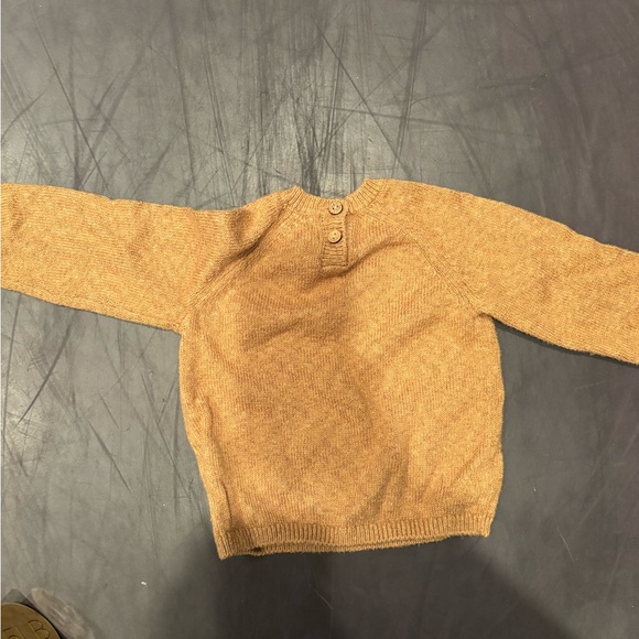 Quincy Mae Warm Brown Knit Sweater - Picture 3 of 3